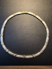 Boccia Titanium Halskette Collier Titan Bicolor 45 cm gebraucht aber top !