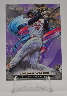 2023 Topps Inception Jordan Walker #104 Purple /150 RC Cardinals