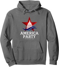 Party America Party America Party Nuevo Político Unisex Sudadera con Capucha