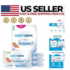 Hypoallergenic Sensitive Baby Wipes - 5 Packs of 300 Count, Fragrance-Free