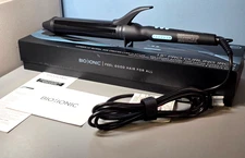 Bio Ionic Long Barrel Styler Ceramic Curling Iron 1.5 inch Black Z-FGTST-CL1.5