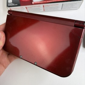 Nintendo New 3DS XL Red In Original Box W Charger Stylus US Model