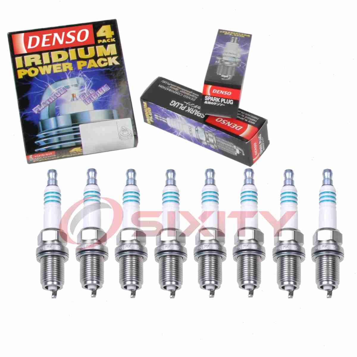 8 pc Denso Iridium Power Spark Plugs for 1986 Pontiac Parisienne 5.0L V8 sx