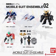 Mobile Suit Ensemble 02 Gundam Capsule Toy Assembly Model Kits Collectible Gift