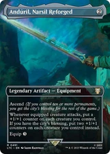 MTG Anduril, Narsil Reforged (Borderless) [The Lord of the Rings: Tales of Middl