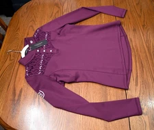 Equestrian Stockholm NEW Champion Competition show shirt  purple Medium