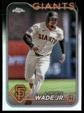 LaMonte Wade Jr. 2024 Topps Chrome Update Refractor San Francisco Giants #USC144