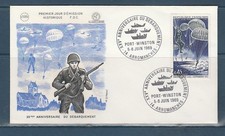 FRe enveloppe  25e anniversaire du débarquement  14 Arromanches    1969