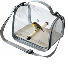Bird Carrier Travel Cage,  Portable Small Bird Travel Carrier Cage for Parrots a