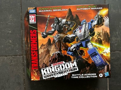 TRANSFORMERS KINGDOM WFC Mirage & Maximal Grimlock Battle Across Time MISB