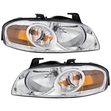 Headlight Set For 2004 2005 2006 Nissan Sentra Base And S Models Headlamp Pair