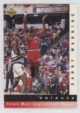 1992-93 Upper Deck Jerry West Selects Danny Manning #JW17 uq5