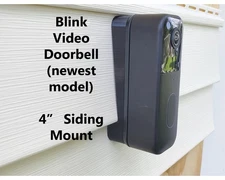 Blink Video Doorbell (Newest Model) 4 inch Siding Mounting Bracket Wedge