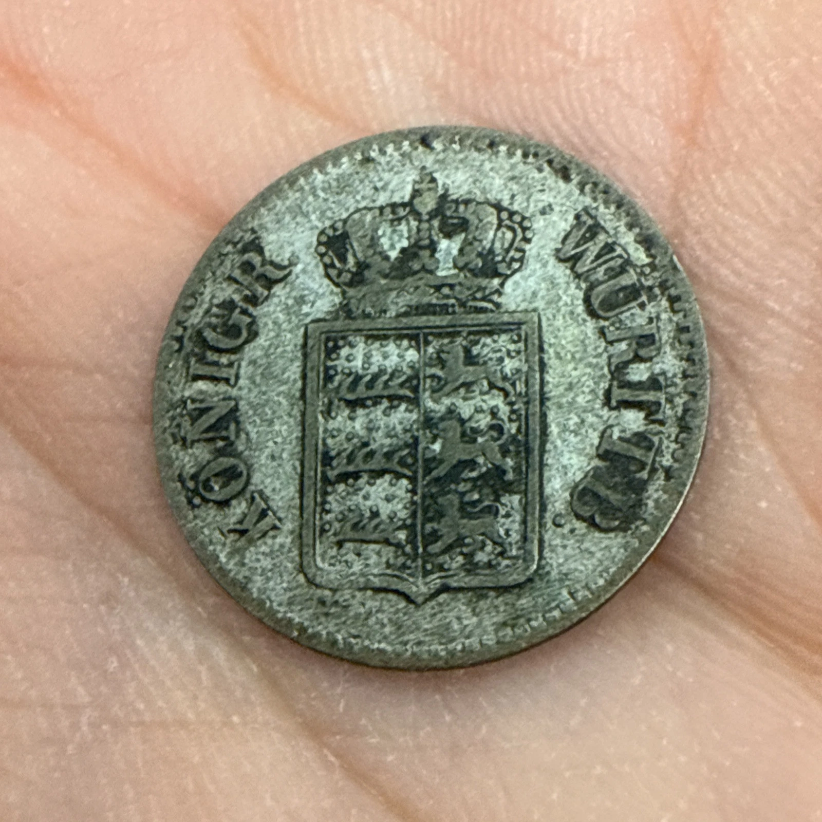 Monnaie Königr Württb 3 Kreuzer 1847