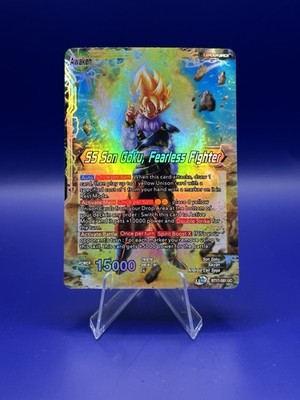 SS Son Goku Fearless Fighter BT17 Leader Foil Dragon Ball Super Card Game | NM