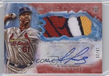 2017 Topps Inception Red 18/25 Alex Reyes #IAP-ARE Patch Auto 0g4
