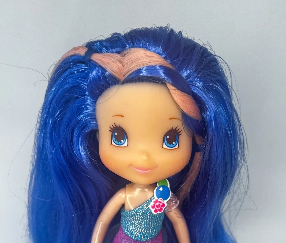 Muñeca Strawberry Shortcake Blueberry Muffin Berry Blends cambio de color 2010 Hasbro Foto 3 de 4
