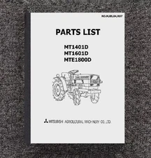 MT1401 MT1601 MTE1800D TRACTOR SERVICE PARTS MANUAL FITS MITSUBISHI SATOH MT MTE