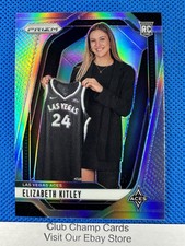 2024 #140 Elizabeth Kitley Panini Prizm WNBA Silver Prizm Variation RC Aces