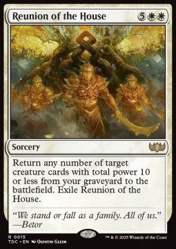 Magic/MTG Reunion of the House TDC-15 Rare Englisch Neu
