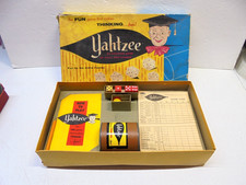 Yahtzee Vintage 1956 Lowe Dice Game