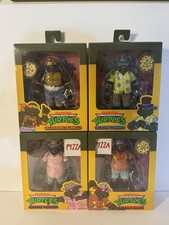 NECA TMNT Vacation Leonardo Donatello Raphael Michelangelo 4 Figure Set NEW