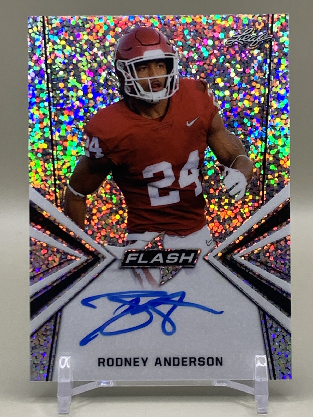 Rodney Anderson Leaf Flash Autographs #BARA1 Base