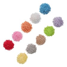 10 Pcs Plush Ball Cat Toy Soft Toys Pack Amazingly Fetch Bulk Small Nip