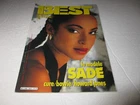 SADE Best magazine April 1985 The Cure HOWARD JONES Telephone U2 pullout poster