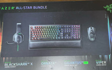 NEW GAMING Razer RZ85-03380100-B3U1 "All-Star" Bundle:VIPER,BLACKSHARK X,ORNATA
