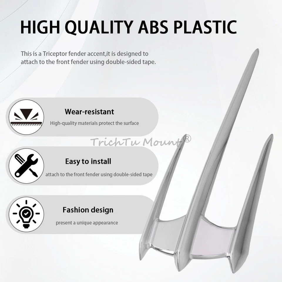 Guardabarros delantero cromado para motocicleta Honda Goldwing GL1800 2001-2014 Foto 2 de 4