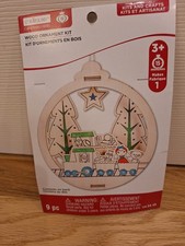 Creatology Wooden Ornaments Kit Christmas Crafts Train Gift Toys Trees Layer DIY
