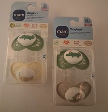 MAM Original Pacifier 2  2 Pack 16 Months Matte Collection Colors of Nature