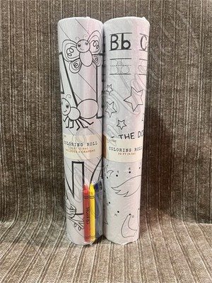Kids Alphabet Coloring Rolls - By The Foot