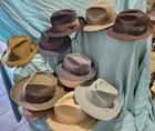 11 Vintage Fedora Hat Lot 7 1/8 7 1/4 Stetson Dobbs Knox Adams Wormser