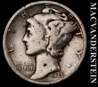 1935-D Silver Mercury Dime - Scarce  Better Date  No Reserve  #L4708