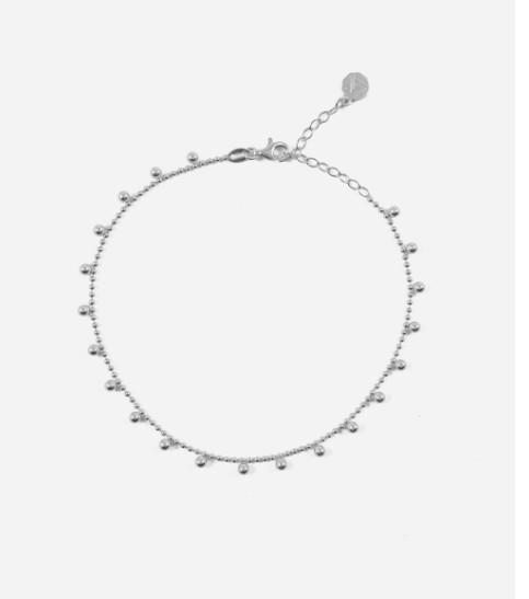 Bracelet de cheville Nove25 Timeless, l'accessoire en argent pour vos tenues d'été