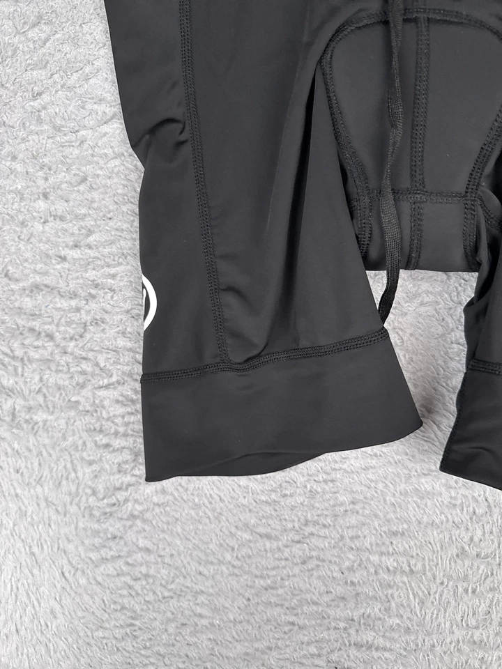 Pantalones Cortos de Ciclismo Canari Para Hombre Medianos Negros Acolchados Bicicleta Compresión Logo MD Foto 3 de 4