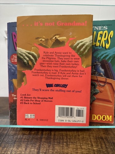 Bone Chillers Toilet Terror Betsy Haynes Paperbacks #4, #15, #16 -1994,1997,1997 - Picture 2 of 10