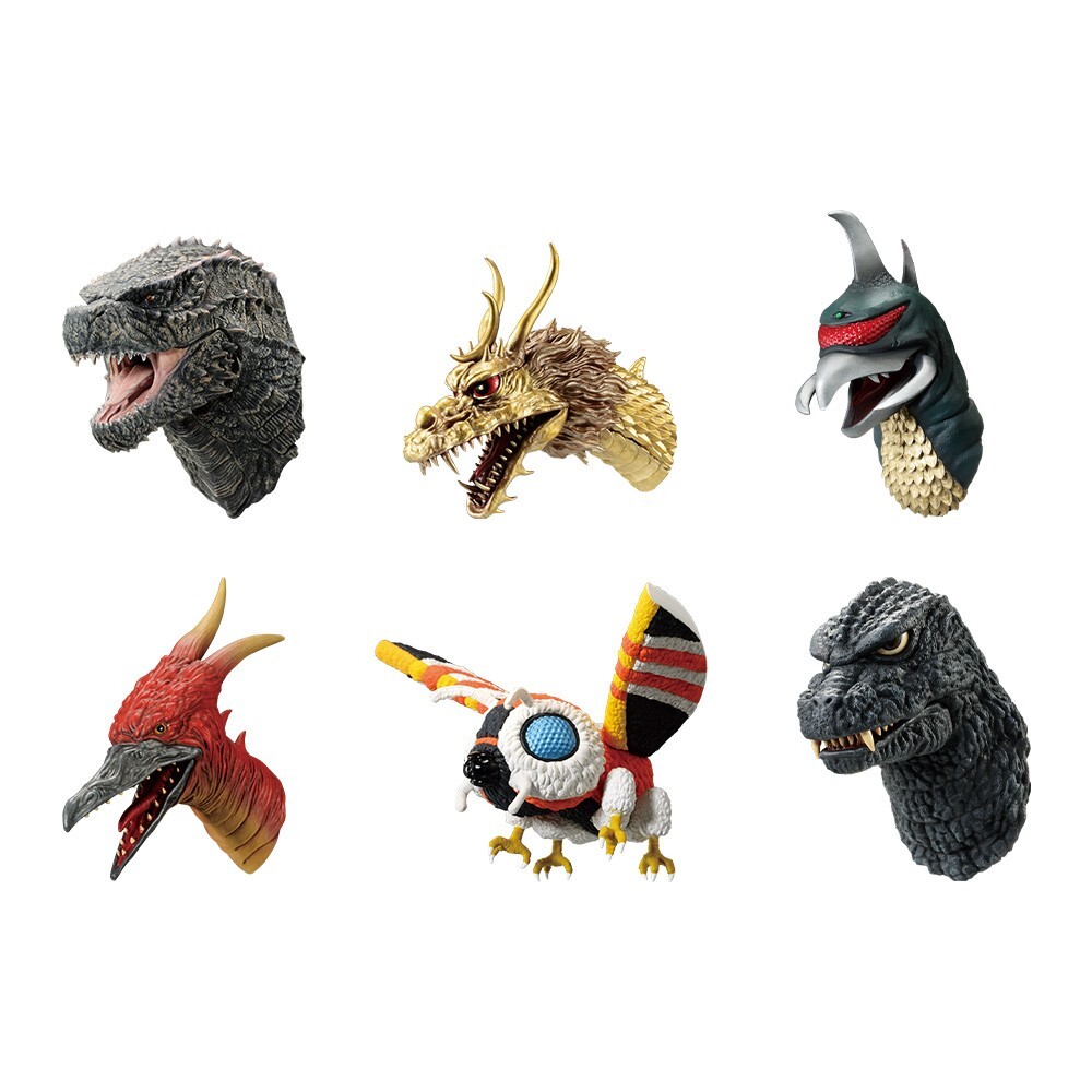 Ichiban Kuji Godzilla x Kong F Prize Monster Head Magnet