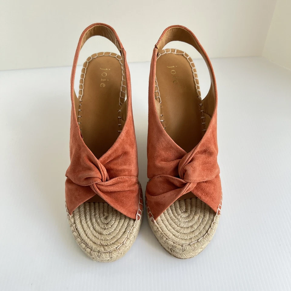 Alpargatas JOIE para mujer Kaili Desert rojas talla 39 - 8,5 BOLSA ANTIPOLVO EE. UU. Ret $298 Foto 3 de 4