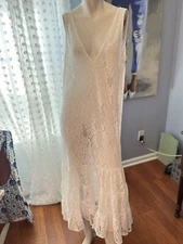 Lilly Pulitzer L Finnley Lace Swimsuit Coverup Midi Dress Paradise Found NWT