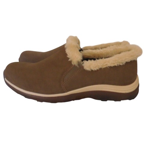 BARETRAPS Non-Slip Round Toe Booties Ankle Boots Faux Fur lining Size 11 Beige - Picture 3 of 6