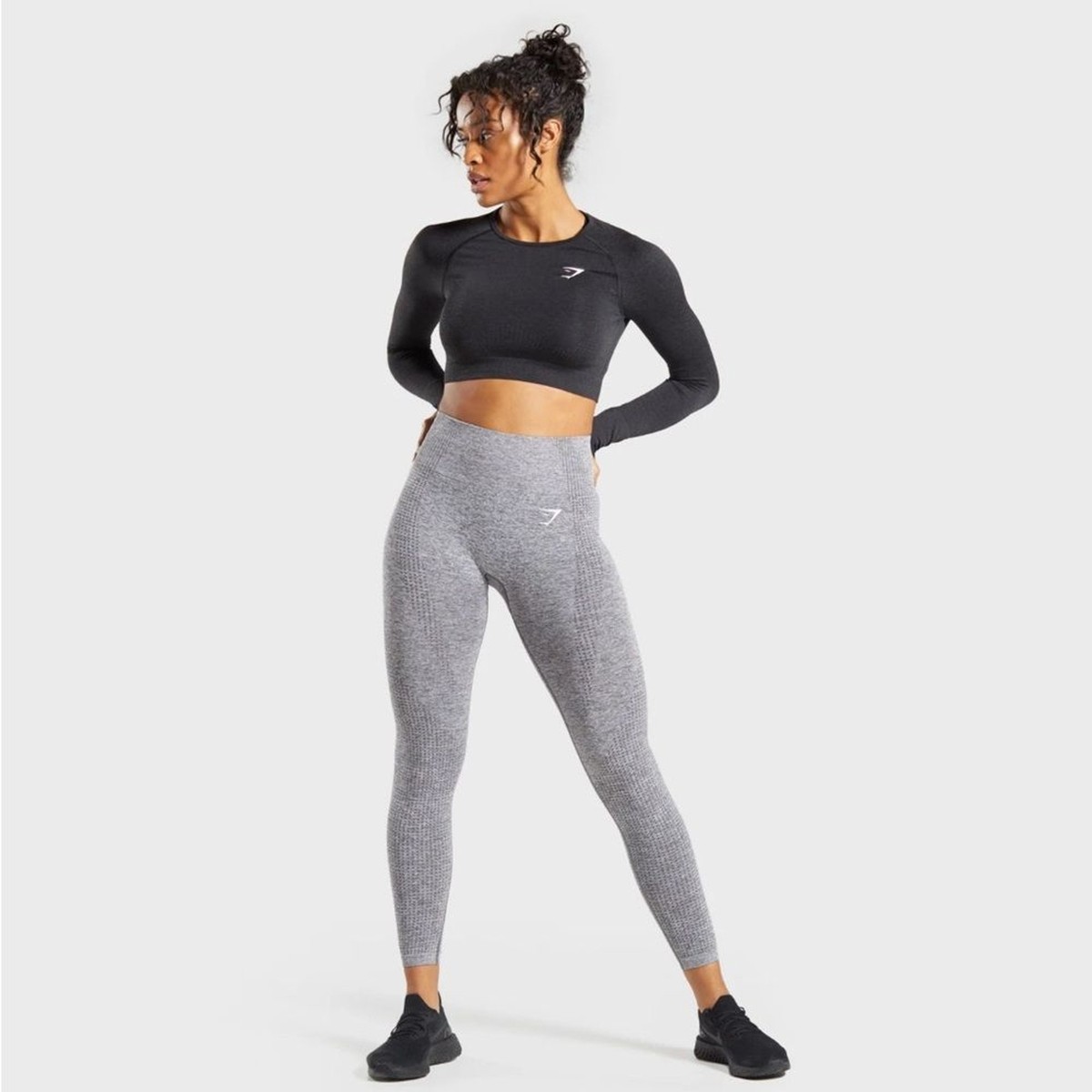Gymshark Vital Seamless Leggings Smokey Grey Marl size XS