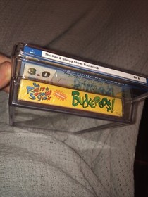 The Ren & Stimpy Show Buckeroo$! CGC 8.0 A+ NES Nintendo Factory Sealed Game 91