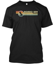 California Vintage Style Morro Bay Ca T-Shirt Made in the USA Size S to 5XL