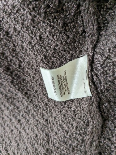 Sigrid Olsen Collection Petite Brown Woven Silk Blend Bolero Sweater, M NWT - Picture 5 of 6