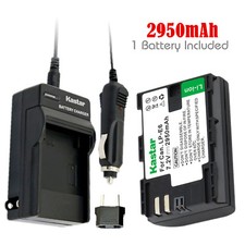 Kastar 1 Battery  Charger kit for Canon LP-E6 LP-E6N LPE6 LPE6N LC-E6