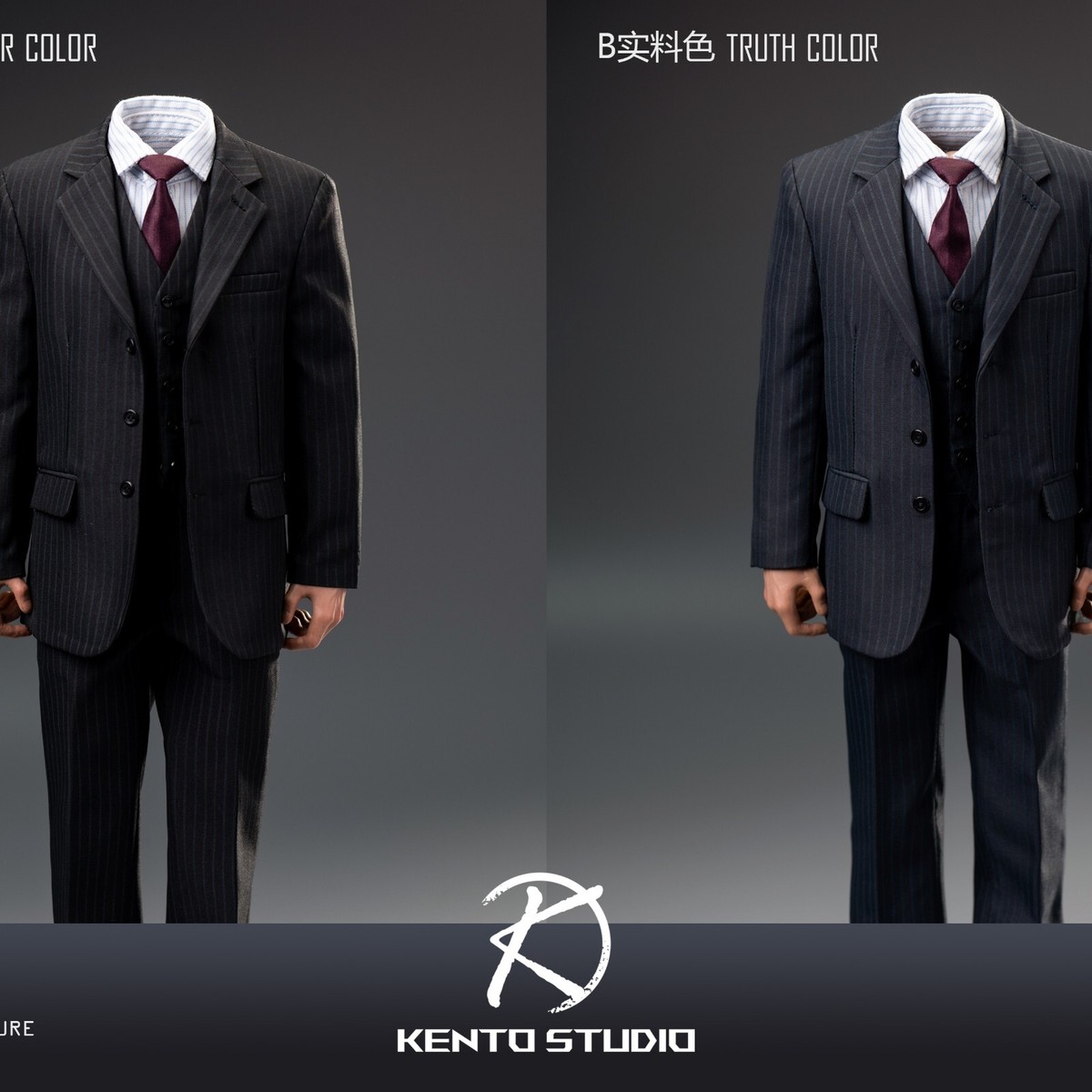 Kento Studio K003 1/6 Scale Clothese Set W/Body Figure Accessory