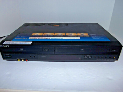 Sony SLV-D380P VHS DVD Player Video Recorder Combo w AV Cables
